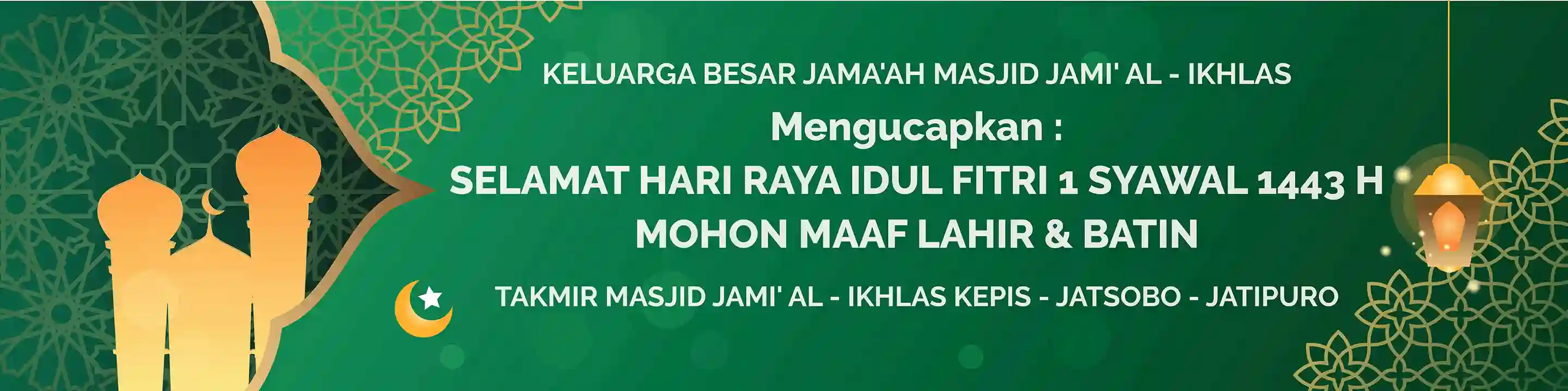 Desain Banner Idul Fitri | JATIPURO