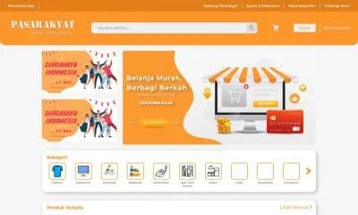 Website Pasarakyat Frontend & Desain