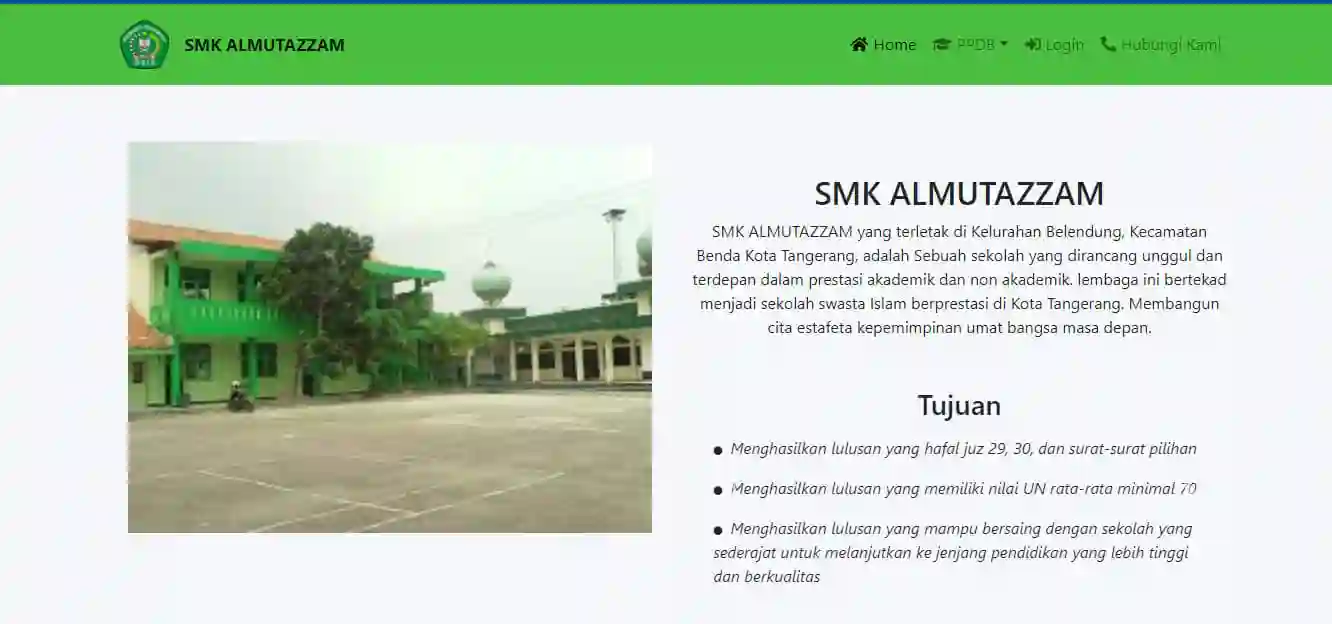 Website Sekolah | SMK Almutazzam 2020