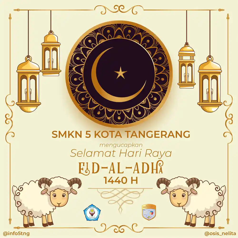 Desain Pamflet Idul Adha | SMKN 5 Kotang